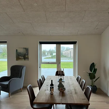 Moderne Nybygget Villa Holstebro Exterior photo